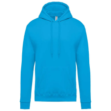 KARIBAN kapucnis férfi pulóver KA476, Hawaii Blue-4XL férfi pulóver, kardigán