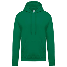 KARIBAN kapucnis férfi pulóver KA476, Kelly Green-3XL férfi pulóver, kardigán