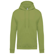 KARIBAN kapucnis férfi pulóver KA476, Pistachio-S