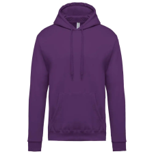 KARIBAN kapucnis férfi pulóver KA476, Purple-2XL férfi pulóver, kardigán