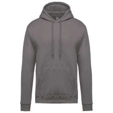 KARIBAN kapucnis férfi pulóver KA476, Storm Grey-XL férfi pulóver, kardigán