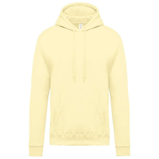 KARIBAN kapucnis férfi pulóver KA476, Straw Yellow-XS