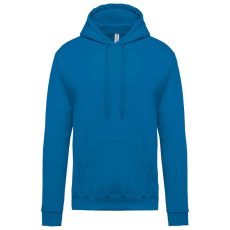 KARIBAN kapucnis férfi pulóver KA476, Tropical Blue-3XL