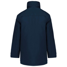 KARIBAN kapucnis kabát steppelt béléssel KA677, Navy-XL férfi kabát, dzseki
