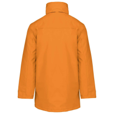 KARIBAN kapucnis kabát steppelt béléssel KA677, Orange-L