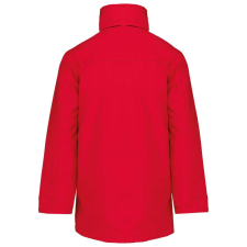 KARIBAN kapucnis kabát steppelt béléssel KA677, Red-L férfi kabát, dzseki