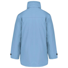 KARIBAN kapucnis kabát steppelt béléssel KA677, Sky Blue-S férfi kabát, dzseki