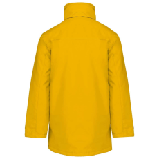 KARIBAN kapucnis kabát steppelt béléssel KA677, Yellow-XS