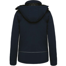 KARIBAN kapucnis,Női bélelt softshell kabát KA651, Navy-M női dzseki, kabát