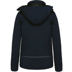 KARIBAN kapucnis,Női bélelt softshell kabát KA651, Navy-XS