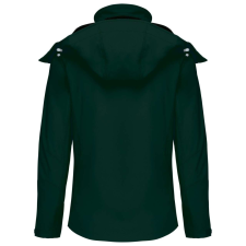 KARIBAN kapucnis Női softshell dzseki KA414, Bottle Green-M női dzseki, kabát