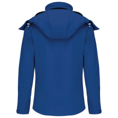 KARIBAN kapucnis Női softshell dzseki KA414, Dark Royal Blue-XL