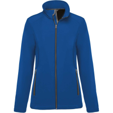 KARIBAN két rétegű Női softshell dzseki KA425, Light Royal Blue-XL
