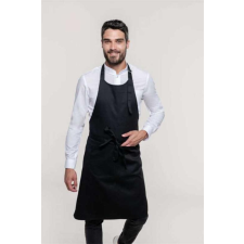 KARIBAN Kötény Kariban unisex (65%poliészter 35%pamut) black, U lakástextília