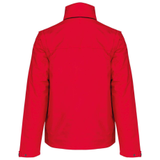 KARIBAN levehető ujjú bélelt kabát KA639, Red/Black-2XL