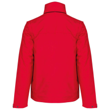 KARIBAN levehető ujjú bélelt kabát KA639, Red/Black-XL férfi kabát, dzseki