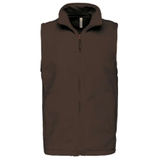 KARIBAN LUCA, férfi polár mellény KA913, Chocolate-2XL férfi mellény