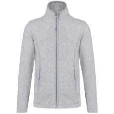 KARIBAN MAUREEN Nöi cipzáras polár pulóver KA907, Ash Heather-2XL