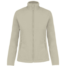 KARIBAN MAUREEN Nöi cipzáras polár pulóver KA907, Beige-XL női pulóver, kardigán