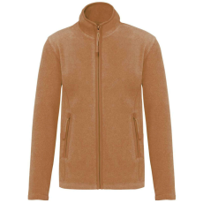 KARIBAN MAUREEN Nöi cipzáras polár pulóver KA907, Camel Heather-2XL