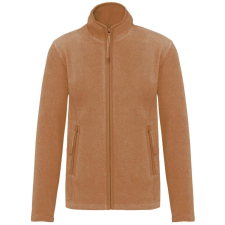 KARIBAN MAUREEN Nöi cipzáras polár pulóver KA907, Camel Heather-S női pulóver, kardigán