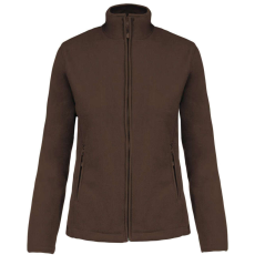 KARIBAN MAUREEN Nöi cipzáras polár pulóver KA907, Chocolate-3XL