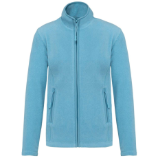 KARIBAN MAUREEN Nöi cipzáras polár pulóver KA907, Cloudy Blue Heather-4XL