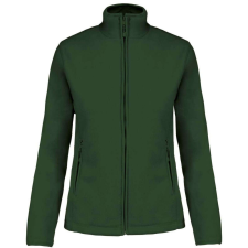KARIBAN MAUREEN Nöi cipzáras polár pulóver KA907, Forest Green-XS női pulóver, kardigán