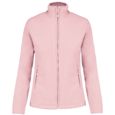 KARIBAN MAUREEN Nöi cipzáras polár pulóver KA907, Pale Pink-L női pulóver, kardigán