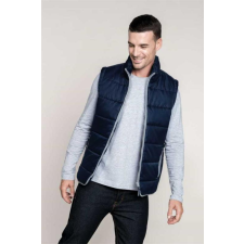 KARIBAN Mellény Kariban cipzáras unisex (100%poliészter) navy, 3XL munkaruha