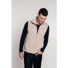 KARIBAN Mellény Kariban Luca polár férfi cipzáras férfi (300g/m2) dark grey, L munkaruha