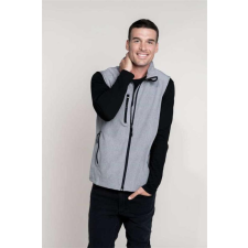 KARIBAN Mellény Kariban softshell férfi cipzáras férfi (300g/m2) aqua blue, 4XL munkaruha