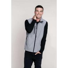 KARIBAN Mellény Kariban softshell férfi cipzáras férfi (300g/m2) titanium, XL