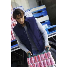 KARIBAN Mellény Wk munkás unisex (100%poliészter 560g/m2) black, 2XL munkaruha