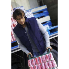 KARIBAN Mellény Wk munkás unisex (100%poliészter 560g/m2) convoy grey, S