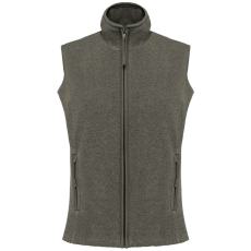 KARIBAN MELODIE Női polár mellény KA906, Green Marble Heather-XS