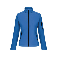 KARIBAN Női 3 rétegű softshell dzseki, Kariban KA400, Aqua Blue-3XL