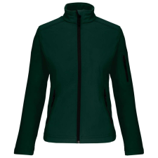 KARIBAN Női 3 rétegű softshell dzseki, Kariban KA400, Bottle Green-2XL női dzseki, kabát