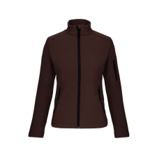 KARIBAN Női 3 rétegű softshell dzseki, Kariban KA400, Chocolate-S női dzseki, kabát
