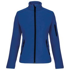 KARIBAN Női 3 rétegű softshell dzseki, Kariban KA400, Dark Royal Blue-4XL