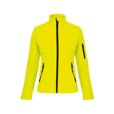 KARIBAN Női 3 rétegű softshell dzseki, Kariban KA400, Fluorescent Yellow-L