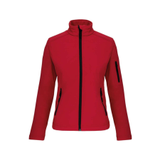 KARIBAN Női 3 rétegű softshell dzseki, Kariban KA400, Red-XL női dzseki, kabát