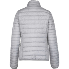 KARIBAN Női bélelt meleg és ultrakönnyű kabát KA6121, Marl Silver-L