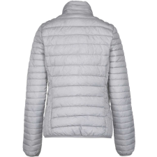 KARIBAN Női bélelt meleg és ultrakönnyű kabát , Kariban KA6121, Marl Silver-XL női dzseki, kabát