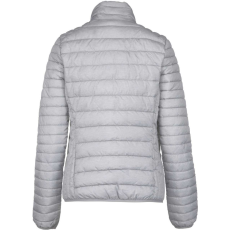 KARIBAN Női bélelt meleg és ultrakönnyű kabát , Kariban KA6121, Marl Silver-XS