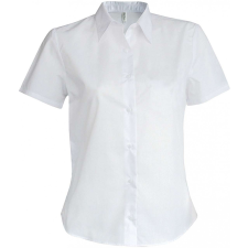 KARIBAN Női blúz Kariban KA536 Ladies&#039; Short-Sleeved Oxford Shirt -4XL, White blúz