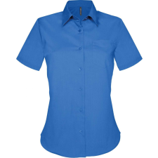 KARIBAN Női blúz Kariban KA548 Judith &gt; Ladies&#039; Short-Sleeved Shirt -2XL, Light Royal Blue blúz
