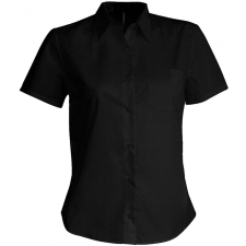 KARIBAN Női blúz Kariban KA548 Judith &gt; Ladies&#039; Short-Sleeved Shirt -3XL, Black blúz