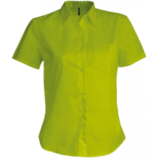 KARIBAN Női blúz Kariban KA548 Judith > Ladies' Short-Sleeved Shirt -3XL, Burnt Lime