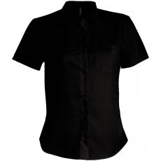 KARIBAN Női blúz Kariban KA548 Judith > Ladies' Short-Sleeved Shirt -4XL, Brown